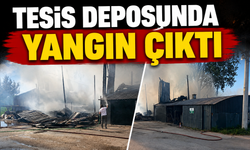 Tesis Deposunda Yangın Çıktı