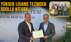 Yüksek Lisans Tezinden Ödüllü Kitaba…