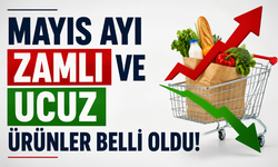Mayısta En Çok Zamlanan ve Ucuzlayan Ürünler Belli Oldu