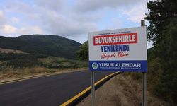 Geyve Alıplar’ın 9 kilometrelik yolu yenilendi!