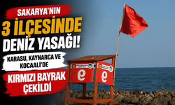 Sakarya'nın 3 İlçesinde Deniz Yasağı! Karasu, Kaynarca ve Kocaali'de Kırmızı Bayrak Çekildi
