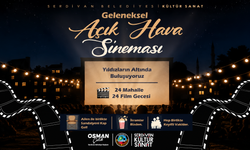 Serdivan’da açık hava sinema geceleri başlıyor