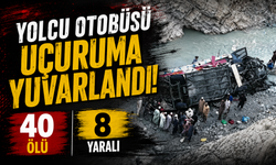 Yolcu otobüsü uçuruma yuvarlandı: 40 ölü, 8 yaralı