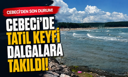 Cebeci’de tatil keyfi dalgalara takıldı!