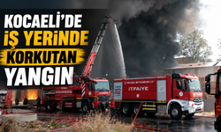 Kocaeli’de İş Yerinde Korkutan Yangın