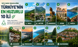 Yapay Zekaya Göre Türkiye’nin En Huzurlu 10 Şehri Belli Oldu: Sakarya Listede Yer Aldı