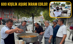 600 kişilik aşure ikram edildi!
