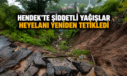 Şiddetli Yağışlar Heyelanı Yeniden Tetikledi