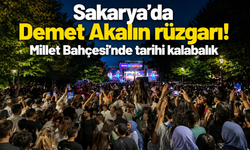 Sakarya’da Demet Akalın rüzgarı! Millet Bahçesi’nde tarihi kalabalık