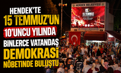 Hendek’te 15 Temmuz’un 10’uncu Yılında Binlerce Vatandaş Demokrasi Nöbetinde Buluştu