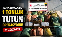 Jandarmadan 1 tonluk tütün operasyonu