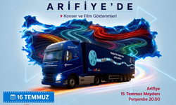 Sinema Yollarda Tırı Arifiye’de Vatandaşlarla Buluşacak