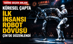 Küresel çapta ilk insansı robot dövüşü Çin'de düzenlendi