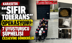 Karasu’da “Sıfır Tolerans” Operasyonu: 7 Uyuşturucu Şüphelisi Cezaevine Gönderildi