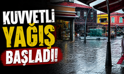 Sakarya’da Kuvvetli Yağış Etkili Oluyor