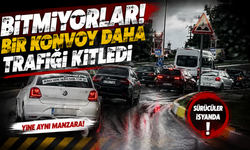Sakarya’da Konvoy Trafiği Tepki Çekiyor