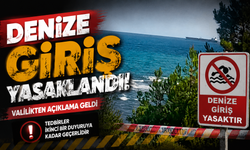 Cebeci'de denize girişler yasaklandı