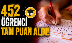 LGS’de 452 öğrenci tam puan aldı