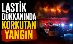 Serdivan’da Lastik Firmasında Yangın Paniği