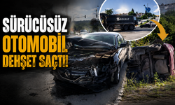 Sürücüsüz otomobil dehş*et saçtı!