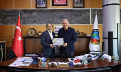 Hak-İş ve Hizmet-İş Heyetinden Başkan Osman Çelik’e Ziyaret