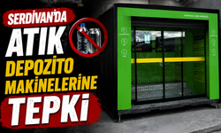 Serdivan’da Atık Depozito Makinelerine Tepki