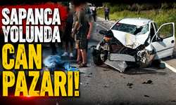 Sapanca’da Otomobil ile Motosiklet Çarpıştı: 1’i Ağır 2 Yaralı
