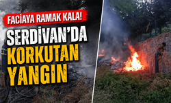 Serdivan'da Yangın Paniği