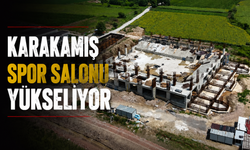 Karakamış Spor Salonu Yükseliyor