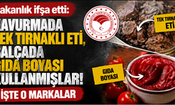 Bakanlık ifşa etti: Kavurmada tek tırnaklı eti, salçada gıda boyası kullanmışlar!