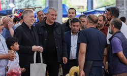 Milletvekili Kocacık, Arabacıalanı Kapalı Pazaryeri'nde Esnaf ve Vatandaşlarla Buluştu