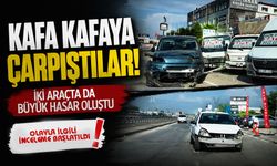 Kafa kafaya çarpıştılar!