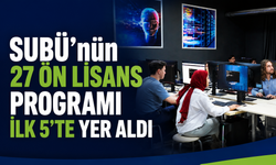 SUBÜ’nün 27 ön lisans programı ilk 5’te yer aldı