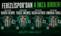 Ferizlispor’dan 4 imza birden!