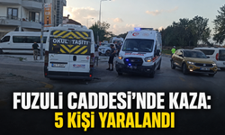 Fuzuli Caddesi’nde Kaza: 5 Kişi Yaralandı