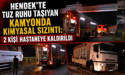 Hendek’te tuz ruhu taşıyan kamyonda kimyasal sızıntı: 2 kişi hastaneye kaldırıldı
