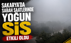 Sakarya’da Sabah Saatlerinde Yoğun Sis Etkili Oldu