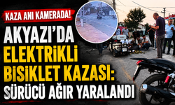 Akyazı’da Elektrikli Bisiklet Kazası: Sürücü Ağır Yaralandı