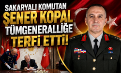 Sakaryalı Komutan Şener Kopal Tümgeneralliğe Terfi Etti