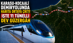 Karasu-Kocaali Demiryolunda Harita Ortaya Çıktı! İşte 11 Tünelli Dev Güzergâh