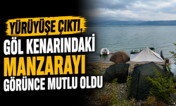 Yürüyüşe Çıktı, Göl Kenarındaki Manzarayı Görünce Mutlu Oldu