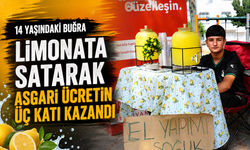 14 Yaşındaki Buğra Limonata Satarak Ayda 90 Bin Lira Kazanıyor