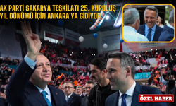AK Parti Sakarya Teşkilatı 25. Kuruluş Yıl Dönümü İçin Ankara'ya Gidiyor