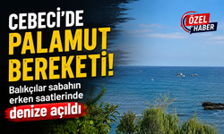 Cebeci’de palamut bereketi! Balıkçılar sabahın erken saatlerinde denize açıldı