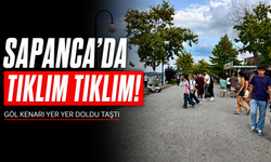 Sapanca Sahili’nde Hafta Sonu Yoğunluğu