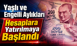 Yaşlı ve Engelli Aylıkları Hesaplara Yatırılmaya Başlandı