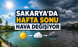 Sakarya’da Hafta Sonu Hava Değişiyor: Pazar yağmurlu