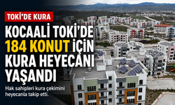 Kocaali TOKİ’de 184 konut için kura çekildi
