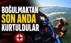 Karasu’da denizde can pazarı: 2 kadın ve 1 çocuk jetskiyle kurtarıldı