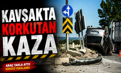 Karasu Yolunda Otomobil Takla Attı: 1 Yaralı